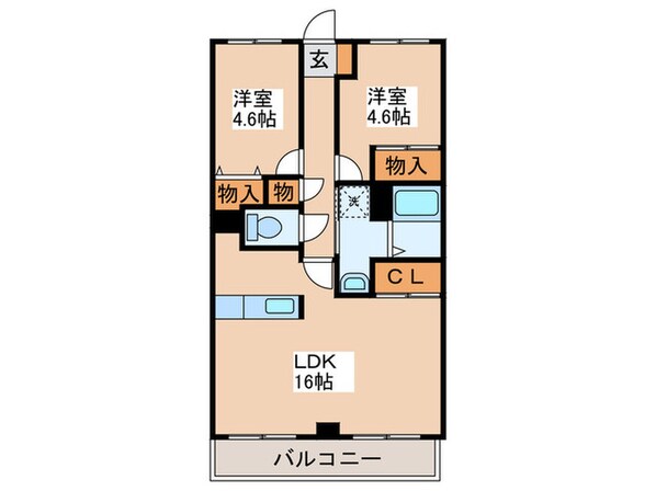 レガートたまプラーザの物件間取画像